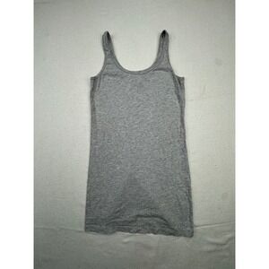 Bella Tank Top Womens Small S Gray Scoop Neck Sleeveless‎ Heathered Basic Casual